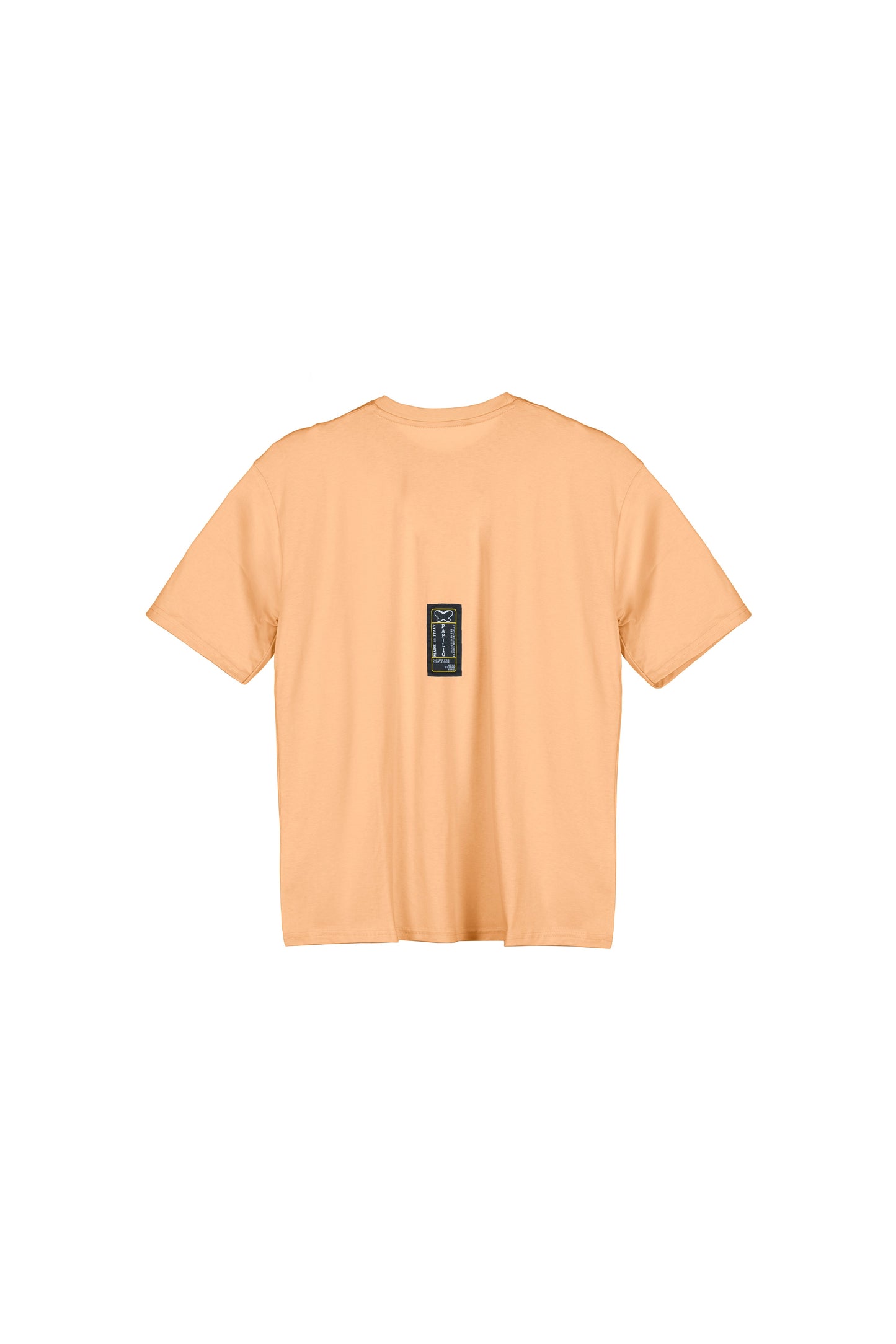 T-shirt in tessuto cotone oversize - Albicocca - papilioforpeople