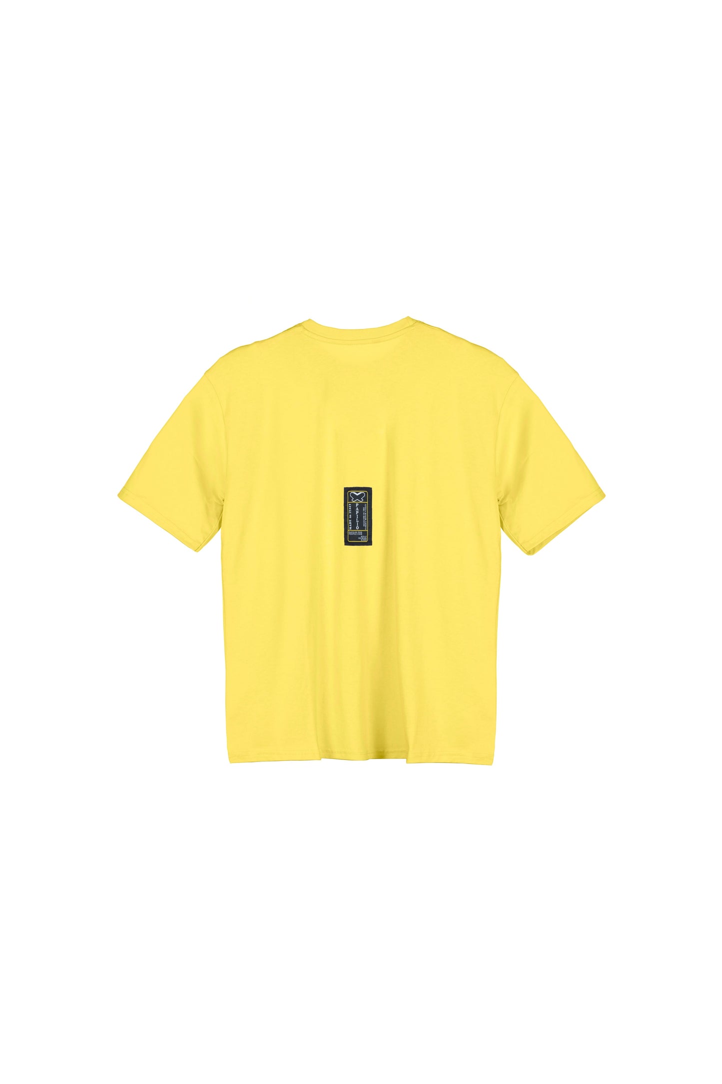 T-shirt in tessuto cotone oversize - Giallo - papilioforpeople