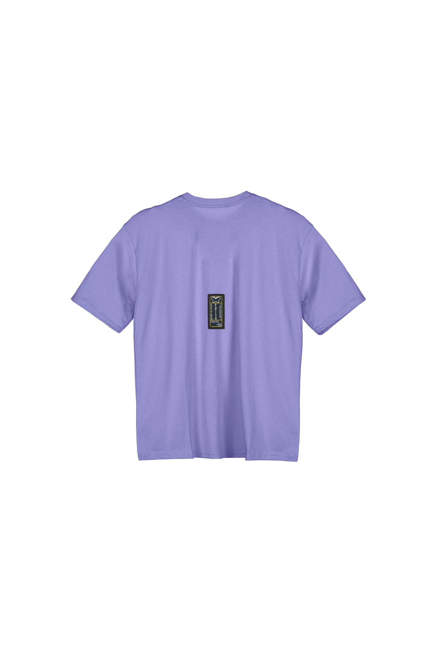 T-shirt in tessuto cotone oversize - Lavanda - papilioforpeople