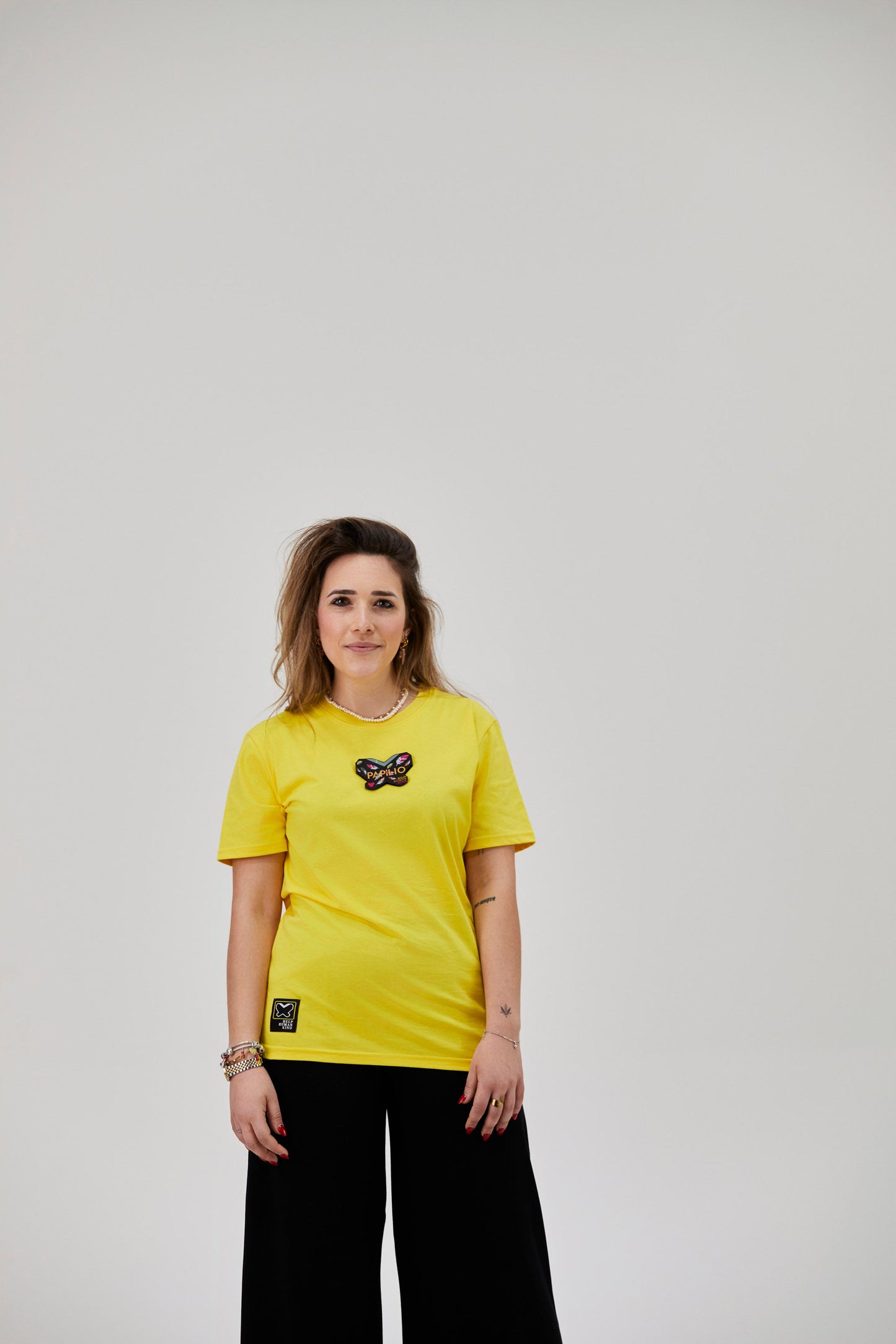 YellowCharger - T-Shirt cotone oversize - papilioforpeople
