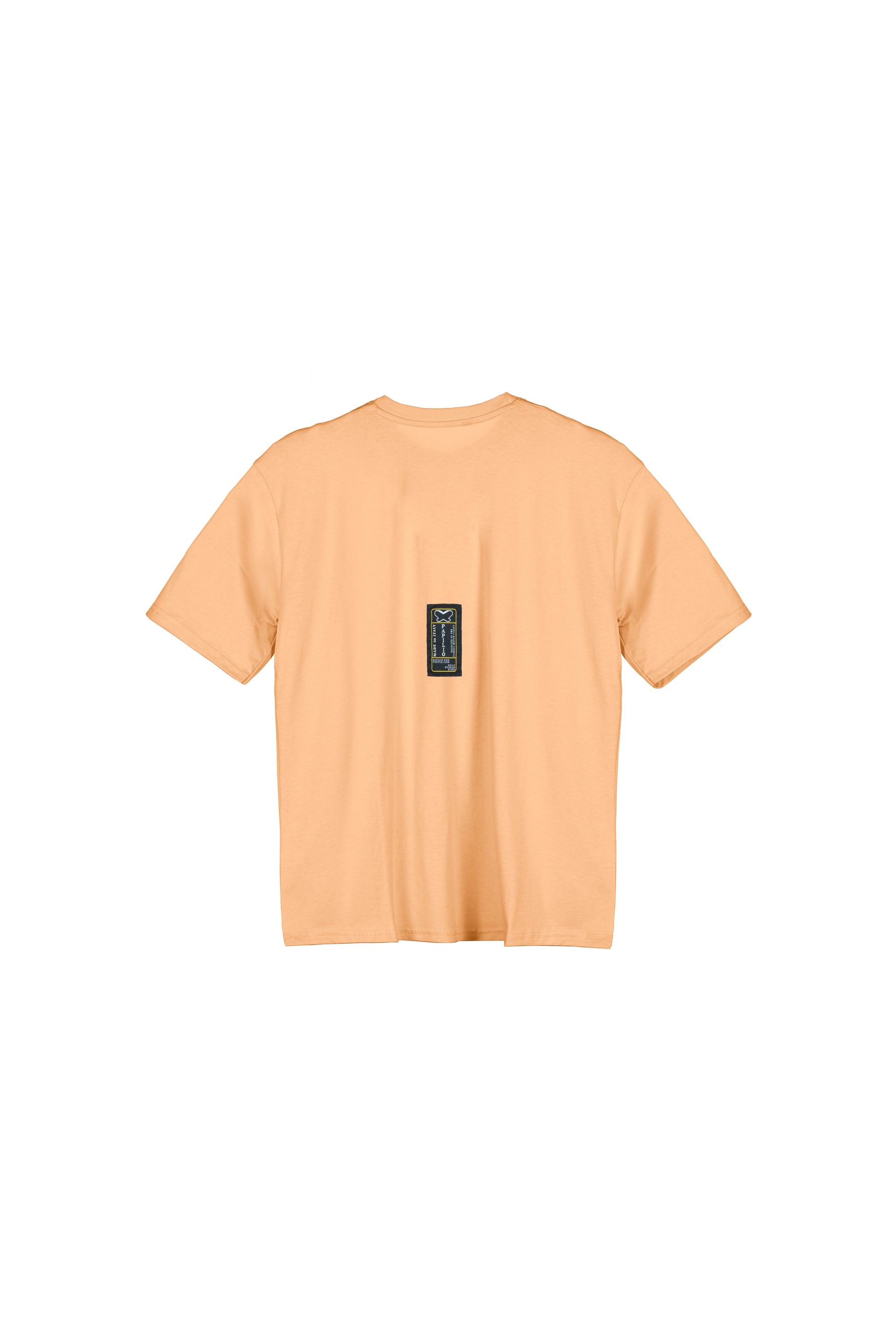 T-shirt in tessuto cotone oversize - Albicocca - papilioforpeople