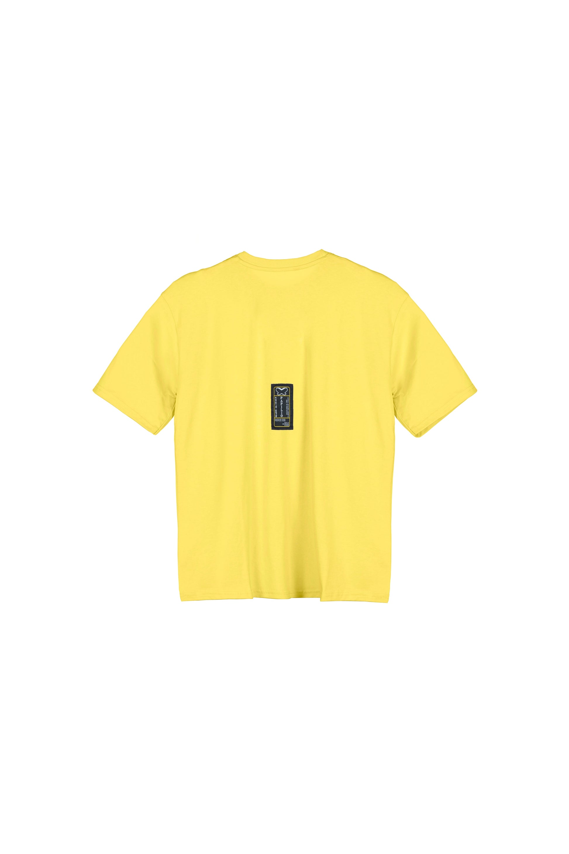 T-shirt in tessuto cotone oversize - Giallo - papilioforpeople